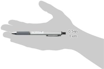 ZEBRA Emulsion Ink Ballpoint Pen Surari 300 0.5mm Point, Silver Body (BAS38-S)