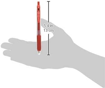 ZEBRA Sarasa Clip Pen 0.5 mm, Red (JJ15-R)