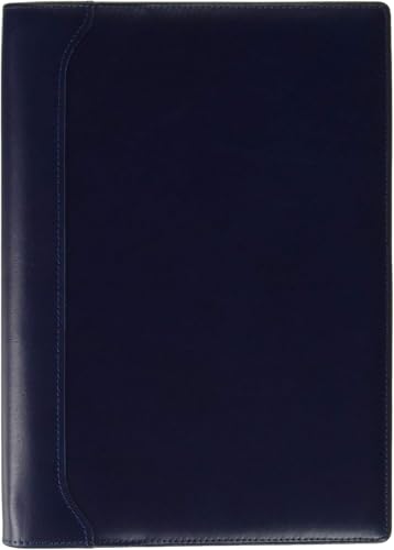 reimei daヴxintigurande Olive Leather Slim Size A5 Ring 15 mm Navy