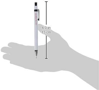 ZEBRA Color Flight 0.5mm Lead Mechanical Pencil, White Body (MA53-W)