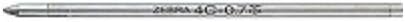ZEBRA 4C-0.7 0.7mm Refill (Red Ink) 2 set