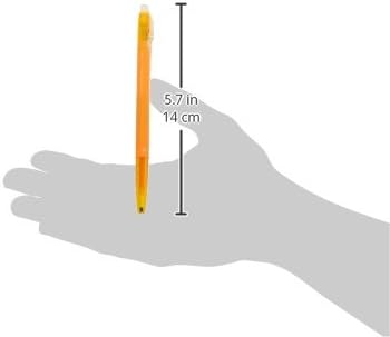 PILOT Frixion Ball Slim 038 Ballpoint Pen, Apricot Orange (LFBS-18UFAO)