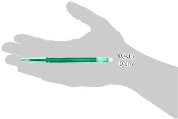 PILOT Frixion Ball Slim 038 Ballpoint Pen, Green (LFBS-18UFG)