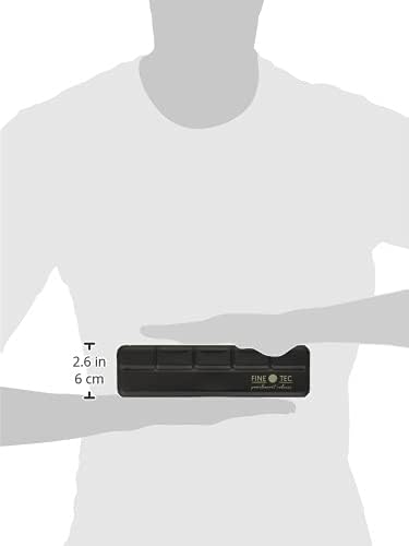 Finetec Empty Metal Box, with Palette Area for 6 Mica Based Watercolor Pans (F06)