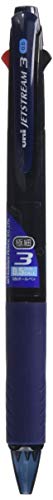 Uni Ballpoint Pen Jetstream 3 Color Black, Red, Blue Ink 0.5mm, Transparent Navy (SXE340005T.9)