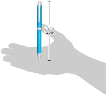 PILOT 2 +1 EVOLT 2 Color 0.7 mm Ballpoint Multi Pen 0.5 mm Mechanical Pencil, Light Blue Body