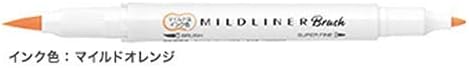 ZEBRA Fude Brush Pen, Mildliner Brush, mild orange