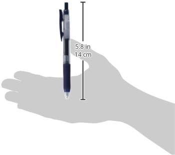 Zebra Sarasa Clip Gel Pen 0.7mm – Blue Black Ink (JJB15-FB)