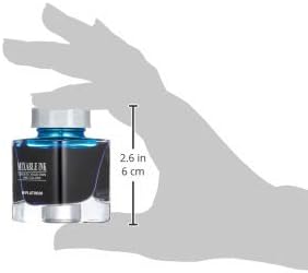 PLATINUM INKM-1000 Mixed Ink Mini Fountain Pen #57 Aqua Blue