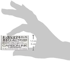 Platinum Carbon Ink Cartridges Black – Pack of Fountain Pen Refills