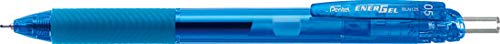 Pentel BLN125S-A EnerGel S, Sky Blue, Ink/Black, 0.02 inches (0.5 mm)