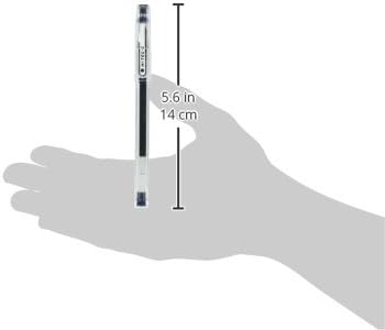 PILOT Gel Ballpoint Pen, Hi-Tec-C 03, Extra Fine, Blue Black (LH-20C3-BB)