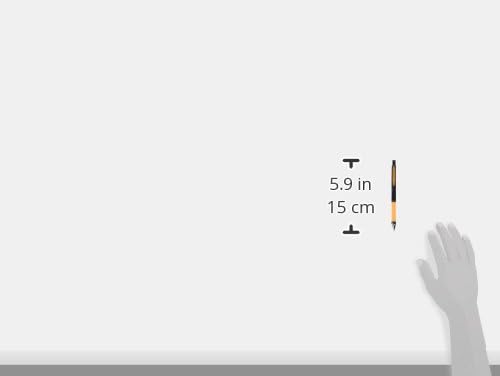 ZEBRA Airfit Light S, 0.5mm Mechanical Pencil, Black Body with Orange (MA61-OR)