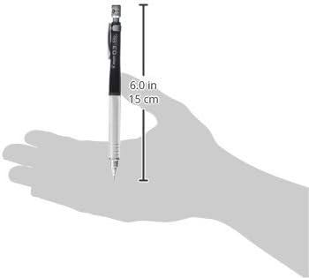 PILOT Mechanical Pencil S10, Transparent Black Body, 0.3mm Lead (HPS-1SR-TB3)