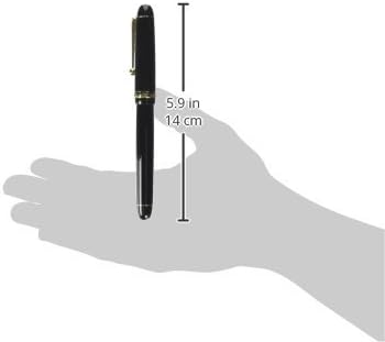 PILOT Fontain Pen Custom 74, EF-Nib, Black Body (FKK-1000R-B-EF)