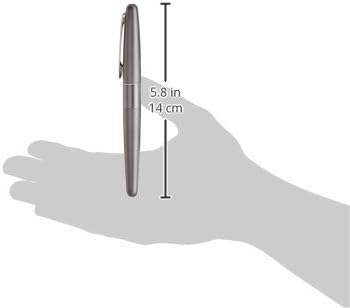 PILOT Cocoon Fountain Pen Fine Nib Metalic Gray Body (FCO-3SR-MGY-F), alternate view