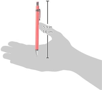 ZEBRA Color Flight 0.5mm Lead Mechanical Pencil, Coral Pink Body (MA53-COP)