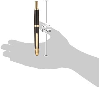 PILOT Fountain Pen Capless, F-Nib, Black Body (FC-15SR-B-F)