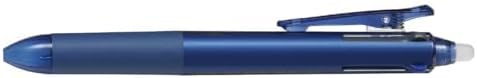PILOT Ballpoint Pen, Frixion Ball 4, 0.38mm Ultra Fine, 4 Colors (Black, Red, Blue and Green), Blue Black Body (PLKFB80UF-BB)