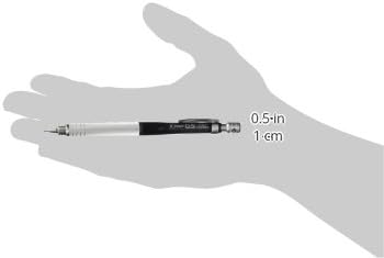 PILOT Mechanical Pencil S10, Transparent Black Body, 0.5mm Lead (HPS-1SR-TB5)