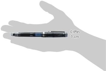 PILOT Fountain Pen Custom Heritage 92, Transparent Black Body, M-Nib (FKVH-15SRS-TB-M)