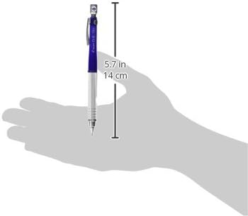 PILOT Mechanical Pencil S10, Transparent Blue Body, 0.5mm Lead (HPS-1SR-TL5)