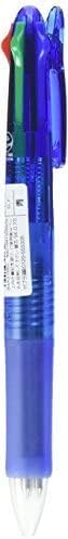 ZEBRA Clip-On G Series 4 Color Ballpoint Multi Pen - 0.7 mm - Blue Body (B4A3-BL)