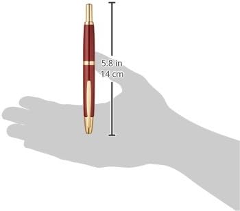 PILOT Fountain Pen Capless, M-Nib, Deep Red Body (FC-15SR-DR-M)