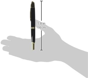 PILOT Fountain Pen Capless, FM-Nib, Black Body (FC-15SR-B-FM)
