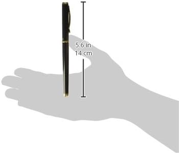 PILOT Fountain Pen Cavalier, Black Body, Fine Nib (FCA-3SR-B-F)