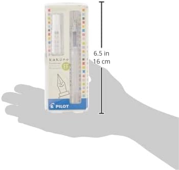 PILOT Kakuno Fountain Pen, Clear Barrel, Extra Fine Nib (10816)