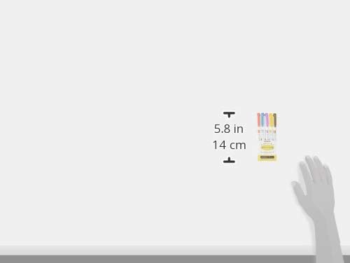 ZEBRA MILD LINER, Double Sided Highlighter, Refined Color, 5 Set (WKT7-5C-RC)