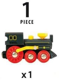 BRIO Old Steam Engine Wooden Train Toy for Kids Ages 3+