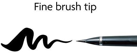 Kuretake No. 8 Fountain Brush Pen (DP150-8B) (3 pens Set)
