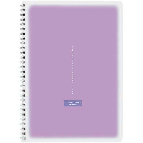 Kokuyo tuinringuno-tokorore- No. 6 A ruled 40 Sheets Purple X 5