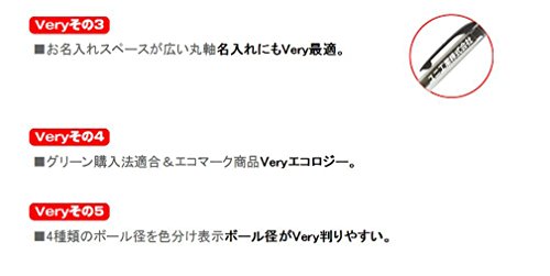 三菱鉛筆 Mitsubishi Pencil Permanent Ballpoint Pen, Very Easy Knock, 0.5 SN10005.33, Blue, 10 Pens