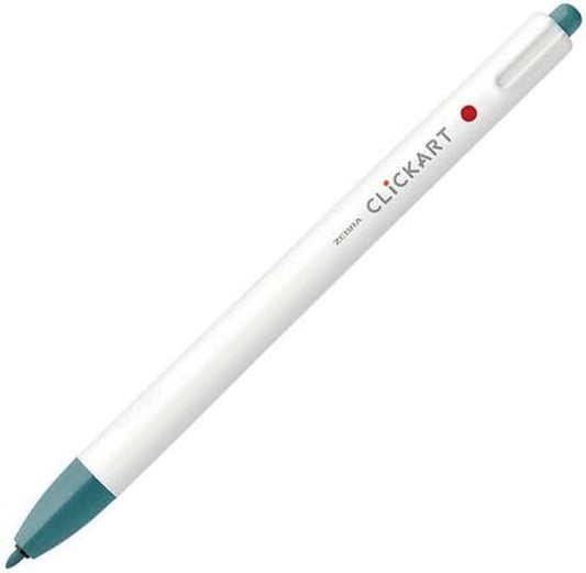 ZEBRA Knock Felt Pen, CLICKART, turquoise blue