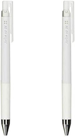 Pilot LJP-20 Gel Ink Ballpoint Pen, Juice Up, Knock Type, 0.02 inches (0.4 mm), Pastel Color, White
