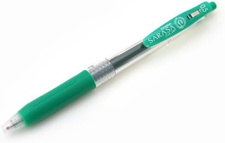 ZEBRA Sarasa Clip Pen 0.5 mm, Green (JJ15-G)