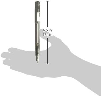 PILOT Kakuno Fountain Pen of Biginners, Fine Nib, Glay Body (FKA-1SR-GYF), Gray, detail image