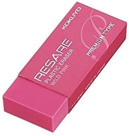 Kokuyo eraser < risa-re >( Premium Type) Set of 5 (Blue, Green, Pink, Orange, Purple)