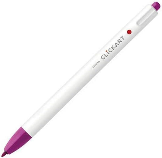 ZEBRA Knock Felt Pen, CLICKART, magenta