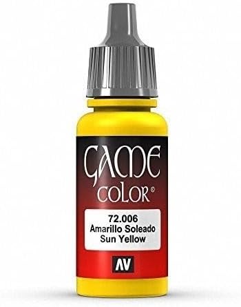 Vallejo Game Color Bald Moon Yellow Paint, 17ml