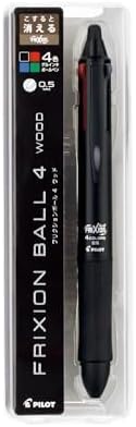 PILOT 4 Color Ballpoint Pen, Frixion Ball 4, LKFB-3SEF-B, 0.5mm, Black