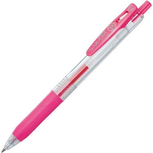 Bottled Fountain Pen Ink - ZEBRA SARASA Clip 0.4 mm Pink x 10 pieces (Japan Import) - Smooth Precision Writing Experience - Office Journaling and Study Use
