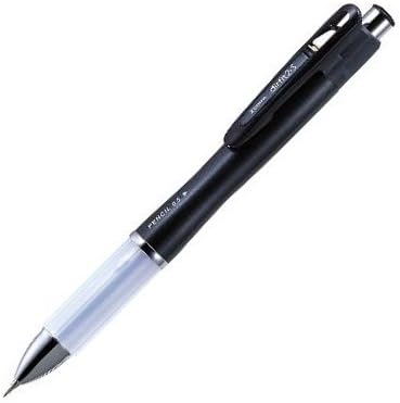 ZEBRA Air Fit 2 + S, 2 Color 0.7mm Ballpoint and 0.5mm Mechanical Pencil, Black Body (P-SA9-BK)