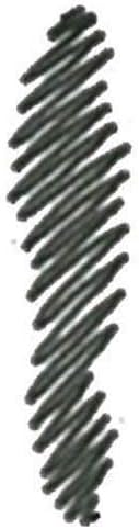Ten black ZEBRA calico clip 0.7mm