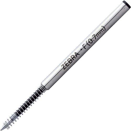 Low Viscosity Ballpoint Pen - ZEBRA Refill for Ballpoint Pen (F-0.7) Black x 10 pieces (Japan Import) - Smooth Everyday Writing Performance - Office Study and Professional Use - Original Japan Import
