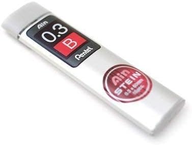Pentel Mechanical Pencil Lead, Ain Stein, 0.3mm, B (C273-B)