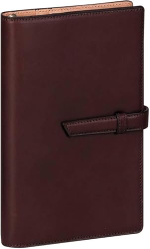 Da Vinci Grande Earth Leather Bible Size System Notebook (Ring 15mm) Db1272 E åá Dark Brown